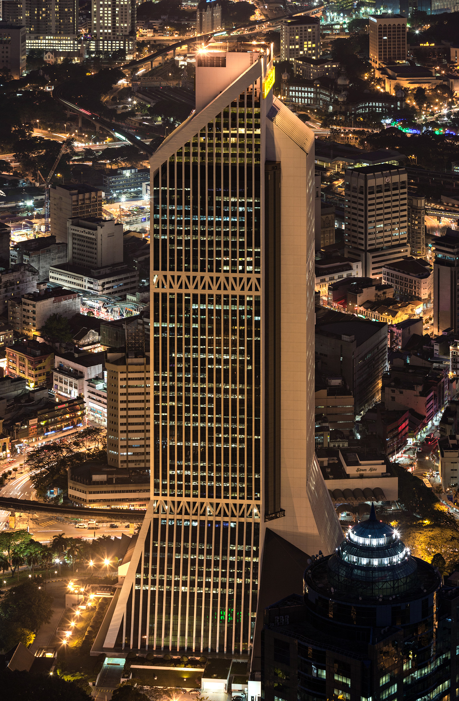 Menara Maybank, Kuala Lumpur - View from KL Tower. © Mathias Beinling